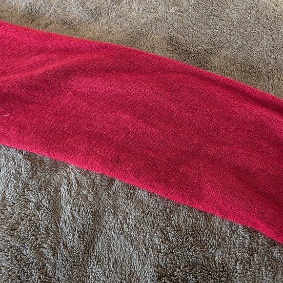 Charter Club 2-Ply 100% Cashmere Cowl Neck Red Sweater Size Medium Long Sleeve - Picture 10 of 14